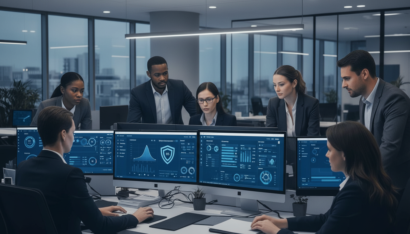 Enterprise security team using QuantaViable data protection platform